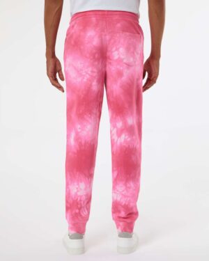 Independent Trading Co. Unisex Tie-Dyed Fleece Sweatpants - Image 30