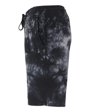 Independent Trading Co. Unisex Tie-Dyed Fleece Shorts - Image 3