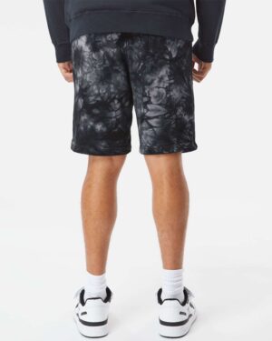 Independent Trading Co. Unisex Tie-Dyed Fleece Shorts - Image 6