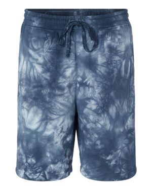 Independent Trading Co. Unisex Tie-Dyed Fleece Shorts - Image 7