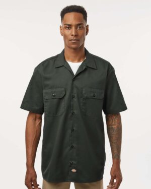 Dickies Men's Short Sleeve Work Shirt - Image 46