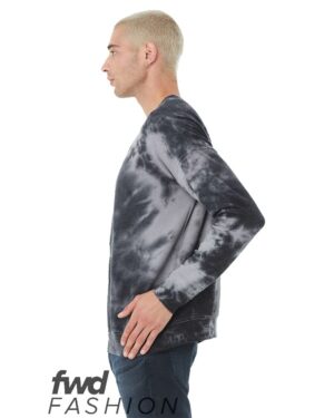 BELLA + CANVAS Unisex FWD Fashion Tie-Dyed Crewneck Sweatshirt - Image 6