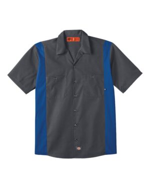 Dickies Men's Tall Industrial Colorblocked Short Sleeve Shirt - Image 3