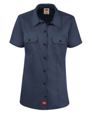 Dickies Women's Short Sleeve Work Shirt - Image 4