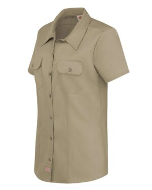 Dickies Women's Short Sleeve Work Shirt - Image 9