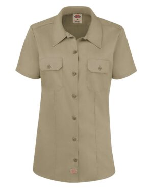 Dickies Women's Short Sleeve Work Shirt - Image 7