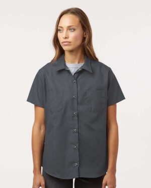 Dickies Women's Industrial Short Sleeve Work Shirt - Image 10