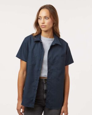 Dickies Women's Industrial Short Sleeve Work Shirt - Image 16