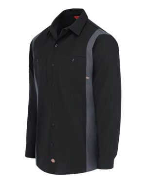 Dickies Men's Tall Industrial Colorblocked Long Sleeve Shirt - Image 3