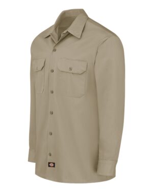 Dickies Men's Heavyweight Cotton Long Sleeve Shirt - Image 3