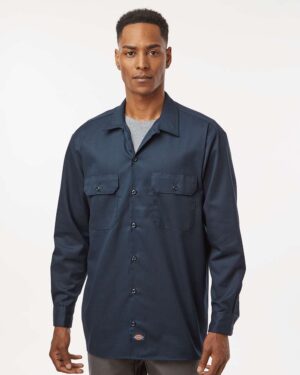 Dickies Men's Long Sleeve Work Shirt - Image 16