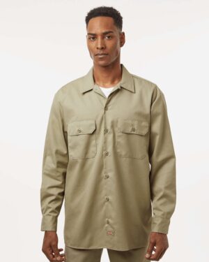 Dickies Men's Long Sleeve Work Shirt - Image 34
