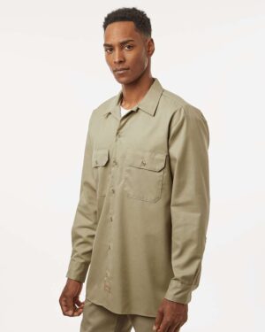 Dickies Men's Long Sleeve Work Shirt - Image 35